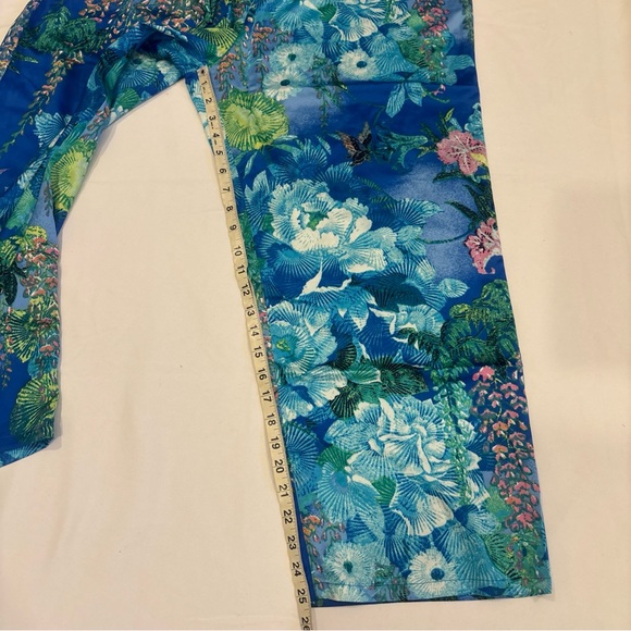 Natori Wisteria Garden Pajama Pant XL Satin Feel - Picture 5 of 5